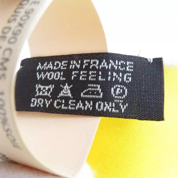 Auth HERMES Carre 90 SPRNGS Scarf Yellow/Multicolor Silk - Picture 3 of 16